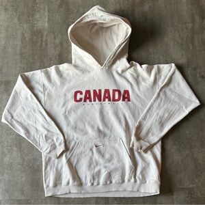 Vintage Nike Canada Basketball Hoodie Men’s XL Distressed
